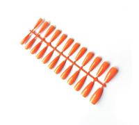AMSLSIU Longs faux ongles tenus dans la main coloré ongle manucure bricolage accessoires de beauté à la mode manucure brillant conseils , Orange sombre