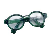 AMSLSIU Lunettes pour poupées en Plastique léger et résistant. Lunettes Mini élégantes et Robustes pour poupées, fabriquées en Plastique Durable. de Soleil pour Qui ne s'abîment ni , Vert