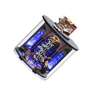 AMSLSIU Maison de poupée Miniature multifonctionnelle à Monter soi-même, avec Kit de Meubles, Cadeau pour Les Amateurs Bricolage, Kit Meubles Miniatures en Bois à Monter soi-même, B-068