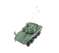 AMSLSIU Maquette de Char Miniature 4D, Char blindé à chenilles, kit de Maquette Haute Simulation à Assembler, échelle 1/72. Jeu réflexion, Puzzle l'échelle 1/72, Vert, 10 x 5 x 6 cm