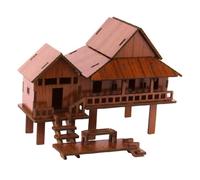 AMSLSIU Maquette en Bois à Construire soi-même : Un Projet Amusant, Unique et écologique pour Toute la Famille. Une pièce d'artisanat exquise Qui ravira Les Amateurs d'art. Maquette 3D en Bois pour