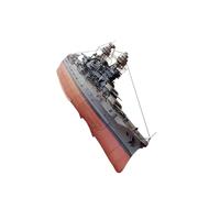 AMSLSIU Maquettes de Bateau BB-39 Navy en Papier 3D - Collection - Expérience de création - Jouet éducatif sûr - Cadeau décoratif pour Tous - Maquette de, Pas de pièces de réparation