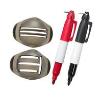 AMSLSIU Marqueur de Doublure de Balle de Golf, Outil Portable et réutilisable pour Hommes et Femmes, idéal pour trouver la pour Bonne Direction de Swing et réaliser de Bons