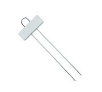 AMSLSIU Marqueurs de plantes en métal durables pour un jardin économique - Marqueurs et étiquettes de plantes stables et faciles à lire, fer blanc