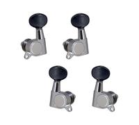 AMSLSIU Mécaniques d'accordage pour ukulélé 2R2L à bouton fermé - Mécaniques universelles pour ukulélé, compatibles avec tout système d'accordage universel à 4 cordes. Pièces détachées pour