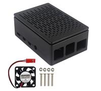 AMSLSIU Mini boîtier de pour Ordinateur Kit de Ventilateur Refroidissement boîte en Plastique Accessoire boîtier d'évent Chaleur pièces Rechange