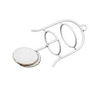 AMSLSIU Mini-Maison Miniature Porte-gâteaux avec Deux Plats en céramique Dessert Vaisselle modèle réaliste Cuisine Meubles après-midi