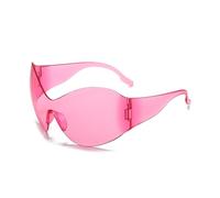 AMSLSIU Mode Lunettes de Soleil Lunettes de des Yeux Grande Plage Longue durée Punk rétro léger Chic Design Vintage, Tapez 6