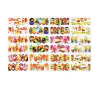 AMSLSIU Ongles autocollants mode feuille d'érable décalcomanies impression manucure impression décor automne éléments décorations cadeaux Salon