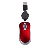 AMSLSIU Ordinateur pour Ultra-léger 3 Boutons Souris Filaire Petite Main Optique rétractable Design Ergonomique Souris de Jeu Bureau Enfants
