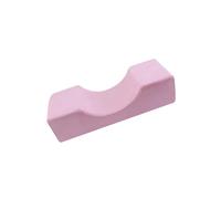AMSLSIU Oreiller à cils professionnel, léger, confortable, pour une tenue longue durée, velours corail réutilisable et lavable, Application facile, Rose