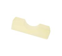AMSLSIU Oreiller à cils professionnel, léger, confortable, pour une tenue longue durée, velours corail réutilisable et lavable, Application facile, Jaune