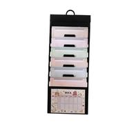 AMSLSIU Organiseur Mural Suspendu, Portable et Pratique, avec 6 Niveaux et Format Lettre A4, idéal pour la Maison Le Bureau.