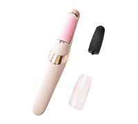 AMSLSIU Outil de pédicure ponceuse électrique étanche pour pieds lime électrique ABS Portable pour pieds et talons exfoliant pied électrique, rose