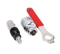 AMSLSIU Outil de réparation de vélo Pratique Indispensable pour Tout Amateur vélo, Accessoires faciles à Utiliser, kit Durable et, 1+extracteur+Manchon (2)