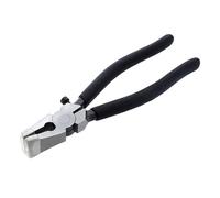 AMSLSIU Outils de coupe du verre robustes et polyvalents en acier de qualité supérieure. Performances exceptionnelles pour la mosaïque, la de carreaux et autres travaux sur le, Noir, 8 pouces