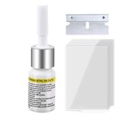 AMSLSIU Outils de réparation de verre voiture colle durcissement pare-brise fixation Auto Scratch restaure Kit réparation fluide bricolage entretien