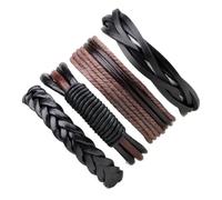 AMSLSIU Pack de 4 Bracelets Bracelet Femmes Hommes Wrap Bijoux Mariage Loisirs Portable Voyage Portable Bracelet Personnalisé