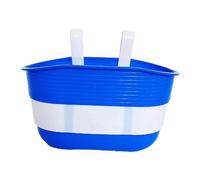 AMSLSIU Panier de cadre de vélo pliant pour tricycle, léger et facile à installer, idéal pour les enfants. Fabriqué en plastique durable, ce panier arrière convient Pour, Bleu, 20.5 x 12 x 12.5 cm