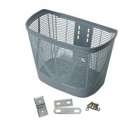 AMSLSIU Panier de vélo résistant et léger, idéal pour transporter animaux et courses lors d'excursions et d'aventures en plein air. Compatible avec les véhicules, Gris, 33 x 22.5 x 25 cm