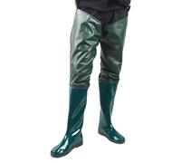 AMSLSIU Pantalon de pêche Taille Longueur Pantalon inférieur Chaussures de Poisson Chaussures imperméables Wading Attraper des Poissons vêtements Salopette , Vert , Trente-Neuf
