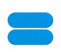 AMSLSIU Patch de réparation Auto-adhésif carré Vinyle Doublure de Natation Patchs Portable en Caoutchouc Bateau réparation Kit Colle Bateaux Autocollants Jardin, Rond/20pcs