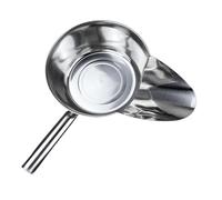 AMSLSIU Pelle hydraulique à frites et popcorn avec poignée sécurisée et remplissage Convient à divers aliments, y compris les en-cas. Idéale pour, Gauche, 18 cm