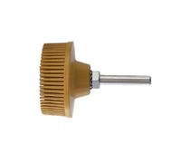 AMSLSIU Perceuse électrique brosse à disque lavage de voiture détaillant puissance de nettoyage tampon à récurer en caoutchouc entretien ménager Garage accessoire, Jaune, 2 pouces