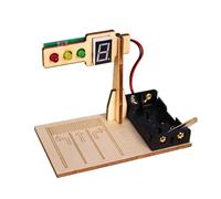 AMSLSIU Petits Jouets modèles de Feux de Circulation pour cultiver des compétences Pratiques, Aides pédagogiques respectueuses l'environnement pour Jouets