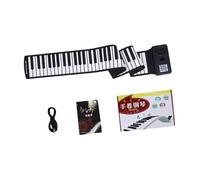 AMSLSIU Piano numérique pliable 88 touches en silicone de qualité supérieure, instrument de musique portable pour enfants et adultes.
