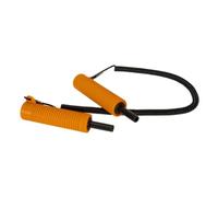 AMSLSIU Pic à Glace pêche avec poignée Portable Brise-Glace léger rétractable équipement réutilisable Durable randonnée, Orange