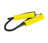 AMSLSIU Pic à Glace pêche avec poignée Portable Brise-Glace léger rétractable équipement réutilisable Durable randonnée, Jaune