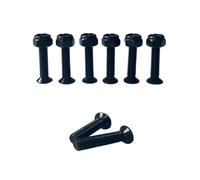 AMSLSIU Planche à roulettes Pont Clous écrou Kit Longboard antirouille Gadgets Fer matériel Professionnel réparation extérieur embarquement vis, Noir 35mm