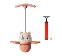 AMSLSIU Planche de saut en hauteur avec poignée antidérapante pour enfants, idéale pour se dépasser tout en développant force et stabilité. Planche d'équilibre pour adultes avec pompe à ballon. Cadeau