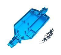 AMSLSIU Plaque de châssis de voiture RC à monter soi-même, remplacement pour modèles 16101, 16102, 16103, 16104, 16106 et 16201 (bleue), Bleu, 23.2 x 9.55 x 2.9 cm