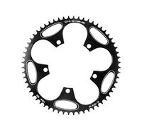 AMSLSIU Plateaux de vélo usinés CNC, Plateaux étroits et Larges, entraxe 130 mm, Ronds, conçus pour Une efficacité optimale, pédalier en Aluminium 7075, 52T