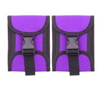 AMSLSIU Pochette étanche pour Lest de plongée, Poche de Ceinture Ajustable avec Boucle à dégagement, Durable et de capacité 2 kg, pour la plongée sous-Marine, Violet, 16 x 11 x 4.5 cm