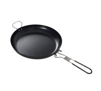 AMSLSIU Poêle à griller Mini antiadhésif léger Camping ustensiles de cuisine fer anti-dérapant outils d'extérieur cuisine ménage pique-nique Barbecue, Doubles poignées/L