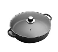 AMSLSIU Poêle à pâtisserie antiadhésive, poêle plate, barbecue intégrée, cuisson sans accrocher, multifonctionnelle et essentielle, Diamètre 25cm