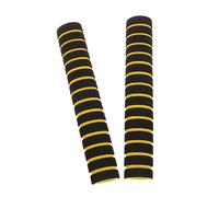 AMSLSIU Poignées en mousse éponge de rechange pour barres de traction et équipements fitness - Housse confortable pour barres traction et autres appareils, Jaune, 22 cm