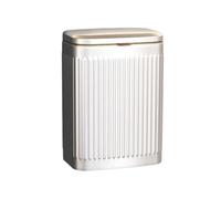 AMSLSIU Poubelle en Acier Inoxydable Écologique - Gestion des Déchets Durable et Élégante Poubelle de Cuisine Suspendue Efficace, ponçage Romain, 8L