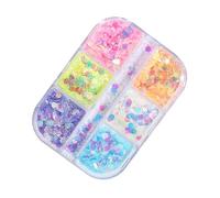 AMSLSIU Poudre à ongles décor lueur dans le noir Pigment lumineux manucure outil poussière réfléchissant coloré beauté ensemble pour adolescent, Type3