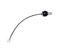 AMSLSIU Poulie de musculation légère avec câble en acier robuste - Équipement de musculation efficace pour la maison - Bras, triceps, pectoraux, Noir, 3.5 m