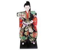 AMSLSIU Poupées japonaises décoratives, artisanat d'art, pièce d'exposition unique mettant en valeur le patrimoine japonais dans l'espace commercial, poupées humanoïdes artisanales, figurine de poupée