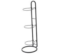 AMSLSIU Présentoir à Ballons de Volley-Ball, Support pour Ballons de Volley-Ball, Facile à Installer, Structure Robuste en Fer, Gain Place et Nombreuses Options Rangement. Support