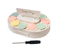 AMSLSIU Présentoir à cupcakes et gâteaux captivant, idéal pour sublimer vos événements avec des délices gustatifs et visuels. Parfait pour les