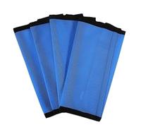 AMSLSIU Protecteur de Jambes Anti-moustiques, équipement équestre Facile à Utiliser, Fournitures d'équipement pour Chevaux, Couverture de moustiquaire en Tissu, 4 pièces, Bleu