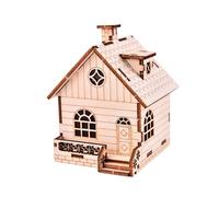 AMSLSIU Puzzle musical 3D en bois, kit de maison musicale, tube sonore mécanique facile à assembler, favorise l'exploration, activité manuelle, bricolage éducatif et scientifique, modèle à offrir, kit