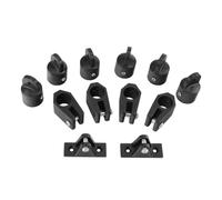 AMSLSIU Raccords de Dessus de Bateau en Nylon glissière mâchoire Amovible Universelle Bateaux pêche en Plein air Accessoires Montage articulés sur Pont Yacht