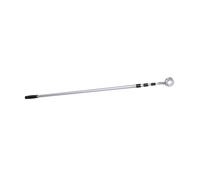 AMSLSIU Ramasse-balles de Golf télescopique avec poignée antidérapante Robuste et réglable, Manche en Alliage d'aluminium, Argent, 4 Volets